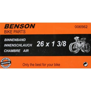 Benson Binnenband - 26 inch - Dunlop ventiel - 40 mm - Zw..., Ophalen of Verzenden, Nieuw, Band