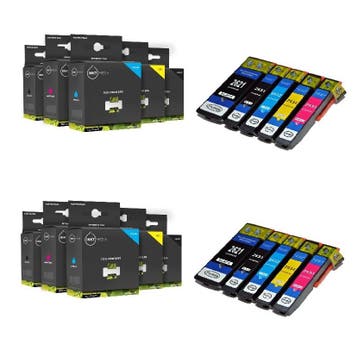 Geschikt Epson 33XL Inktcartridge Multipack (5-kleuren) – 2x, Nieuw, Cartridge, Inktmedia