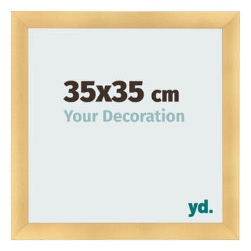 Fotolijst 35x35 cm - Goud Mat - MDF - Pisa, Verzenden, Nieuw