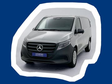 Zakelijke Lease |  Mercedes-Benz Vito 116 CDI L2 Pro Trekhaa, Automaat, Stof, Gebruikt, Euro 6