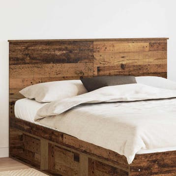 vidaXL Hoofdbord met hoofdeinde Oud Hout 160 cm Bewerkt hout, Verzenden, Nieuw, Bruin, Hout