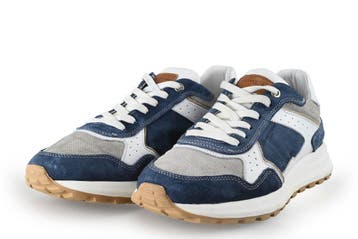 Stefano Lauran Sneakers in maat 40 Blauw, Sneakers of Gympen, Gedragen, Stefano Lauran, Verzenden