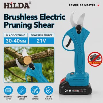 HILDA Elektrische Snoeischaar - Krachtig Snoeigereedschap vo, Verzenden, Nieuw