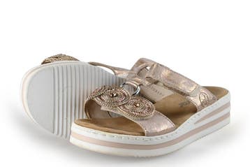 Rieker Slippers in maat 37 Roze, Slippers, Overige kleuren, Verzenden, Zo goed als nieuw