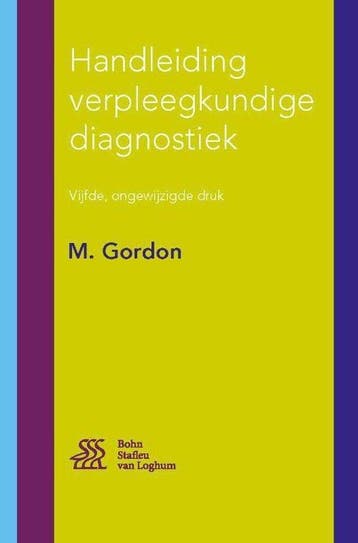 9789036815970 Handleiding verpleegkundige diagnostiek, Verzenden, Zo goed als nieuw, Marjory Gordon