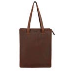 Landley Leren Dames Shopper 13 inch Laptoptas - Cognac, Computers en Software, Laptoptassen, Verzenden, Nieuw
