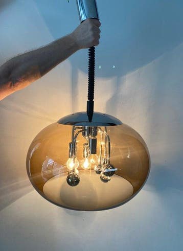 Massive - Plafondlamp - Metaal, Glas