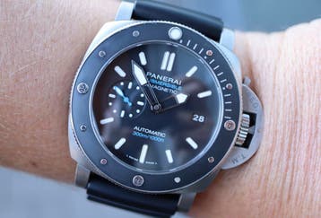 Horloge Panerai Luminor Submersible 11/2019 Full set, Overige merken, Staal, Staal, Polshorloge