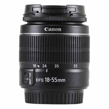 Canon EF-S 18-55mm f/3.5-5.6 III met garantie, Gebruikt, Canon, Ophalen of Verzenden, Standaardlens