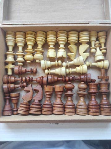 Schaakspel - Hout