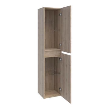 Brauer Joy - Hoge Kast - 160 cm - 2 Deuren - Greeploos -, Ophalen of Verzenden, Nieuw