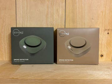 Ca. 72x Rookmelder BRAINZ, groen, Nieuw
