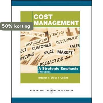Cost Management 9780071267489 Edward Blocher, Verzenden, Zo goed als nieuw, Edward Blocher