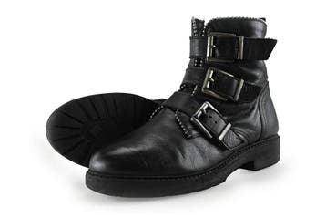 Sacha Biker boots in maat 40 Zwart, Kleding | Dames, Schoenen, Verzenden, Zwart, Overige typen, Zo goed als nieuw