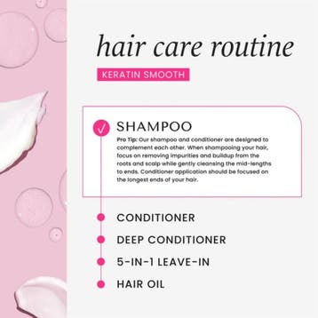 HASK Keratin Smoothing Shampoo - 355ml, Ophalen of Verzenden, Nieuw, Shampoo of Conditioner
