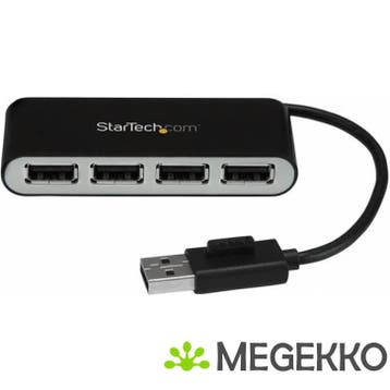 StarTech.com ST4200MINI2 USB 2.0 480Mbit/s Zwart, Zilver hub, Computers en Software, USB Sticks, Verzenden, Nieuw, Startech