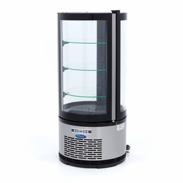 Gebaksvitrine rond | 1 Glasdeur | 122 Liter Capaciteit | 3, Verzenden, Nieuw in verpakking
