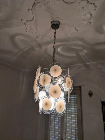 Murano - Kroonluchter - Glas - Vistosi, Antiek en Kunst