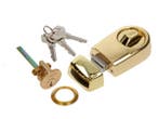 Veiling - 5x Yale oplegslot Rim Lock messing, Doe-het-zelf en Verbouw, Deuren en Horren, Nieuw