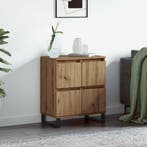 vidaXL Dressoir Artisan Eiken 60 x 35 x 70 cm, Huis en Inrichting, Kasten | Dressoirs, Verzenden, Nieuw, Overige houtsoorten, Minder dan 50 cm