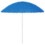 vidaXL Strandparasol Hawaï 300 cm blauw, Verzenden, Nieuw, 2 tot 3 meter, Strandparasol