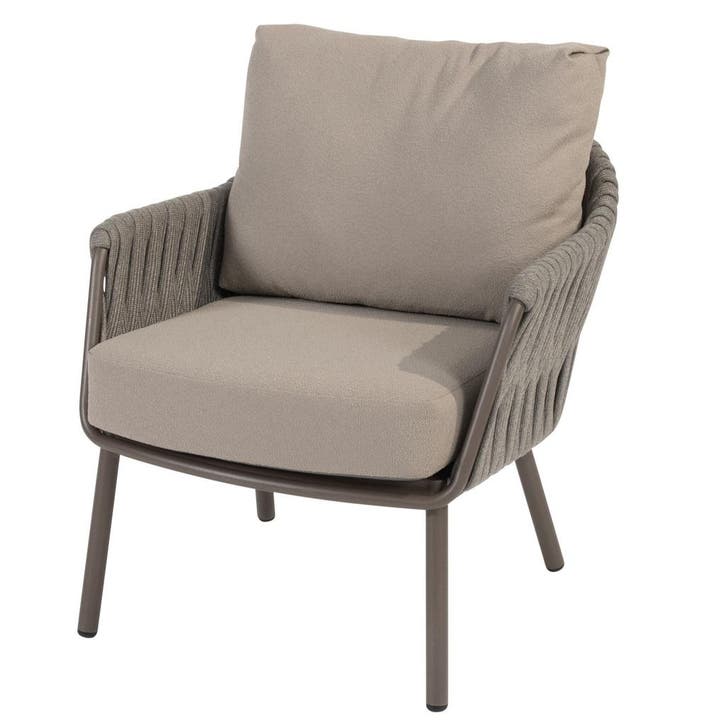 Cannes low dining tuinstoel terre Taste 4SO, Tuin en Terras, Tuinstoelen, Nieuw, Ophalen of Verzenden