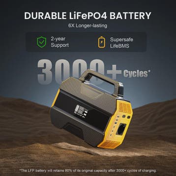 VTOMAN FlashSpeed 300 Power Station: 230Wh LiFePO4, 300W AC,, Verzenden, Nieuw