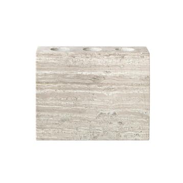 Tandenborstelhouder Blomus Lamura 11.5x10 cm Marmer Beige, Ophalen of Verzenden, Nieuw, Overige typen, Minder dan 100 cm