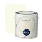 Histor Perfect Finish Muurverf Mat - Ivoor 6553 - 2,5 Liter, Overige kleuren, Nieuw, Ophalen of Verzenden, Verf