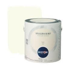 Histor Perfect Finish Muurverf Mat - Ivoor 6553 - 2,5 Liter, Doe-het-zelf en Verbouw, Verf, Beits en Lak, Verf, Overige kleuren