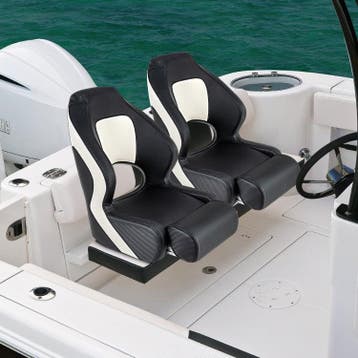 2dekans | Coast Kuipstoel voor Boot - PVC-Leer - Ergonomisch, Huis en Inrichting, Ophalen of Verzenden, Zo goed als nieuw