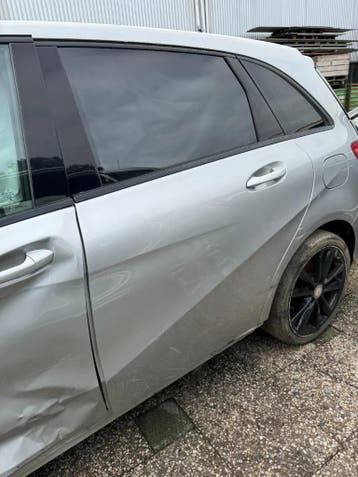 Portier linksachter Mercedes B-klasse w246 Zilver, Gebruikt, Deur, Mercedes-Benz, Links