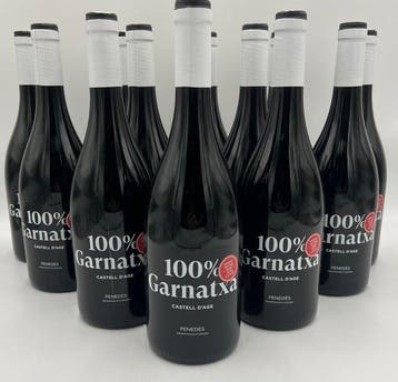 2021 Castell dAge 100% Garnatxa - Penedes - 12 Flessen, Nieuw