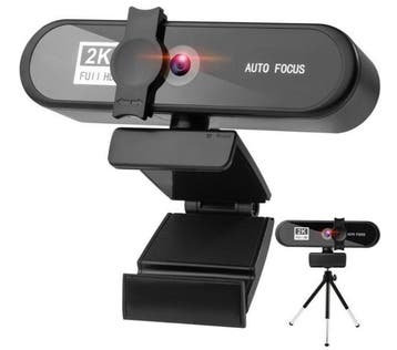 DrPhone CW7 - 2K Webcam – 2592x1944P– met Microfoon/Statief, Verzenden, Nieuw