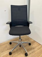 25x Refurbished Ahrend 2020 Bureaustoel met Nieuwe Stof, Huis en Inrichting, Verzenden, Zwart, Zo goed als nieuw, Bureaustoel