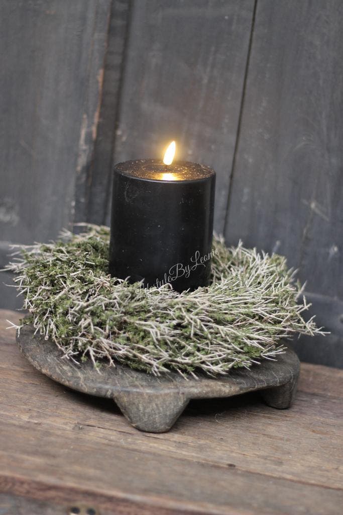 Wax LED kaars Black 10 x 15 cm, Huis en Inrichting, Woonaccessoires | Overige, Nieuw, Ophalen of Verzenden