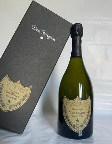 2008 Dom Pérignon - Champagne Brut - 1 Fles (0,75 liter), Nieuw