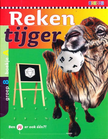 Rekentijger werkschrift 8A (per stuk), Verzenden, Nieuw
