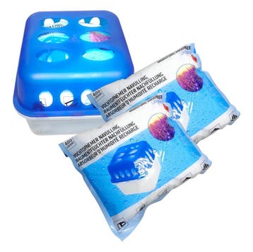Vochtopnemer | incl. 2x navulling lavendel 400 gram, Ophalen of Verzenden, Nieuw