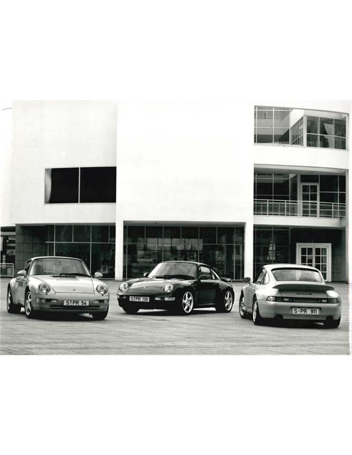 1995-1996 PORSCHE 911 CARRERA 4 | 911 TURBO | 911 CARRERA, Boeken, Auto's | Folders en Tijdschriften, Porsche