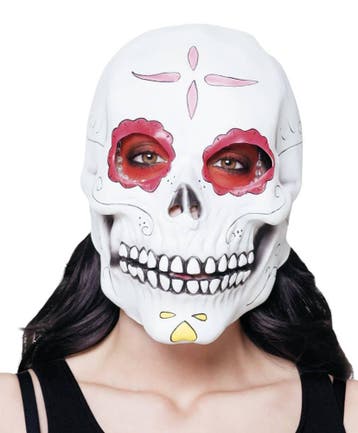 Dia de los Muertos masker Señora Calavera, Verzenden, Nieuw
