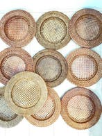 Flamant - Onderzetter (10) - Rattan, Bamboe - Set van 10