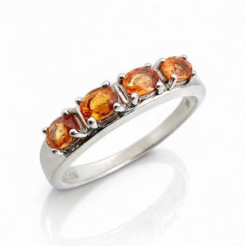 Zonder minimumprijs - Harry Ivens - Ring Zilver - Orange, Nieuw
