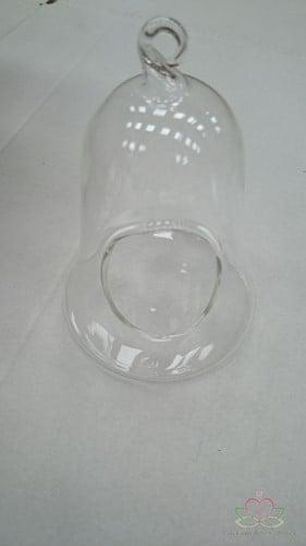 Glas Bel Waxinelichtje of Bloemen 18 cm hoog Doos 6 stuks, Ophalen of Verzenden, Nieuw