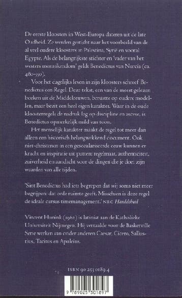 De regel van Sint-Benedictus 9789025301897, Verzenden, Zo goed als nieuw