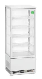 Bartscher Mini-koelvitrine 98L | Wit | 4 roosters | LED-verl, Ophalen of Verzenden, Nieuw