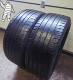 2x 205 40 R18 MICHELIN 6.5 a 7mm €75 P.S GEMONTEERD EN AL, Ophalen, 18 inch, Gebruikt, 205 mm