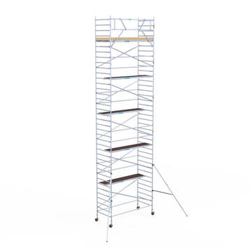 Rolsteiger Basic 135x305 12,2m werkhoogte tegen de gevel, Verzenden, Nieuw, Rolsteiger of Kamersteiger, 5 meter of hoger