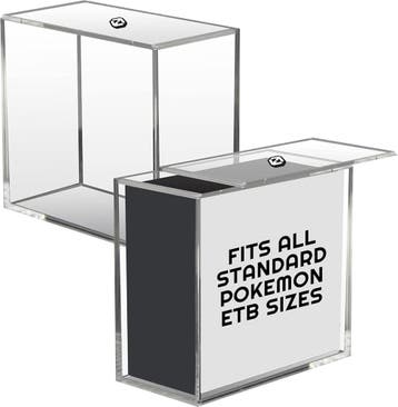 Acrylic Case - Pokemon Elite Trainer Box - Sliding Lid (4mm), Verzenden, Nieuw