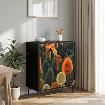vidaXL Ladekast ZAANDAM Bosprint 66 x 36,5 x 76 cm Bewerkt, Verzenden, Nieuw